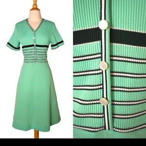 1970s vintage sweater dress